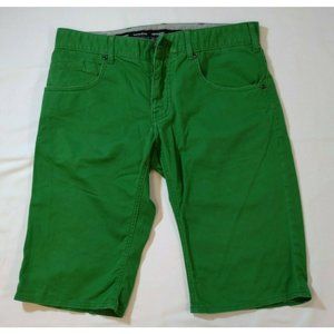 Armani Exchange 3/4 Length Shorts Size 29 Green